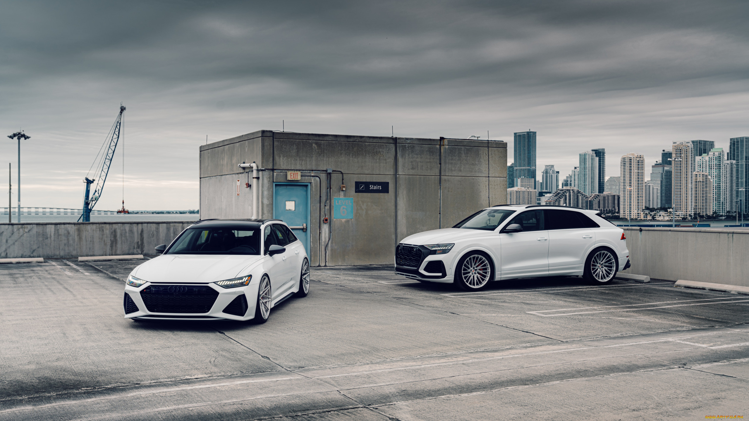 , audi, city, white, rs6, vag, rsq8